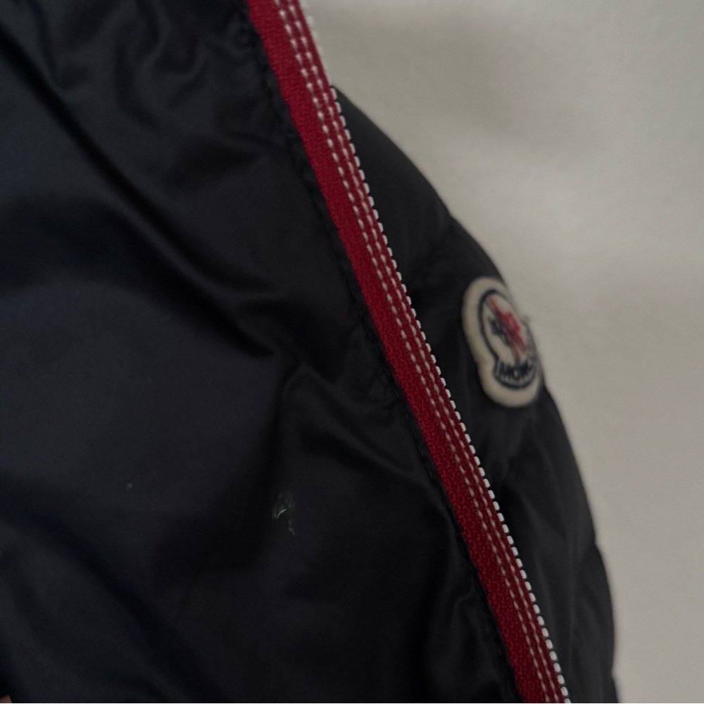 Moncler Kids Down Jacket Enfant Urzay Warm Puffer Coat Navy Boy Girl Size 6 - Picture 12 of 13